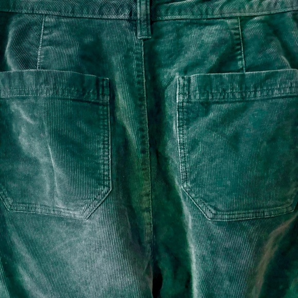 Faherty Green Corduroy Boot Cut Pants - Picture 8 of 10